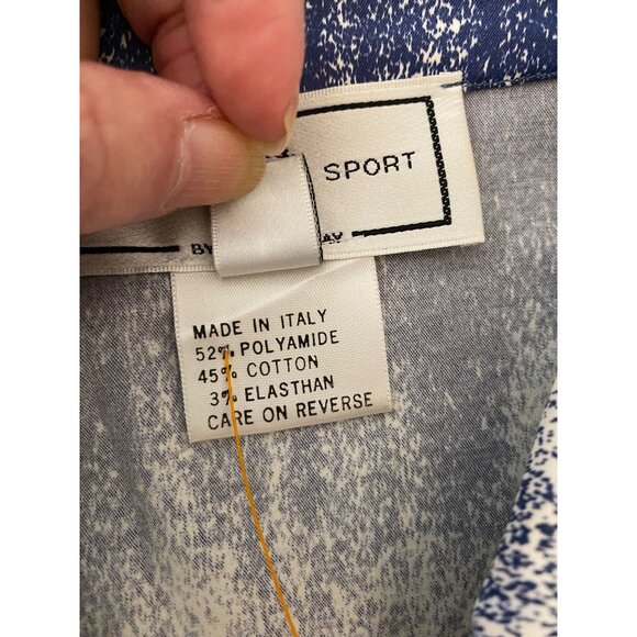 St. John Sport Marie Gray Lightweight Jacket Red White Blue Large - Picture 4 of 11